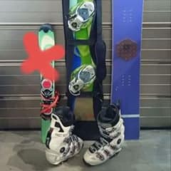 UPZ RC10 スノボアルペン用ブーツ　バインディング2セット付き UPZ RC10ブーツ アルペンボード150 148 SALOMONスキー付 - メルカリ