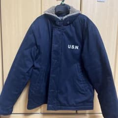 AVIREX アヴィレックス U.S.N. ミリタリージャケット ネイビー - メルカリ
