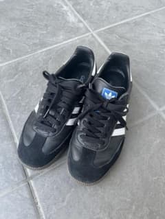 adidas SAMBA スニーカー ブラック×ホワイトのサムネイル