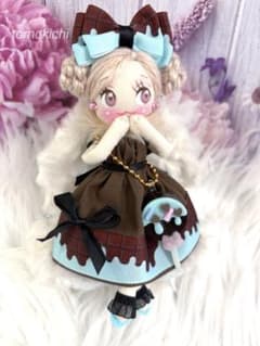 人気❤️チョコミント柄❤️ドールチャーム❤️ハンドメイド