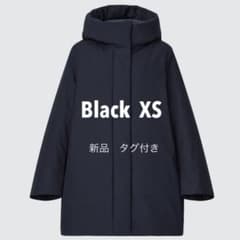 ハイブリッドダウンショートコート XS ブラック UNIQLOのサムネイル