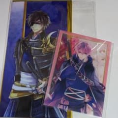 政宗チケットケース&蘭丸クリアブロマイドのサムネイル