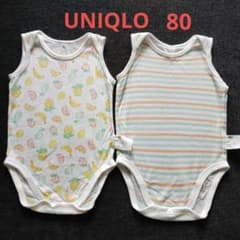 ユニクロ　UNIQLO　ロンパース　80のサムネイル