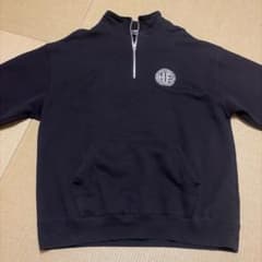 HUF ハーフジップ スウェット ブラックのサムネイル