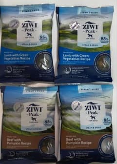 ZIWIビーフwithパンプキン・ラムwithグリーンベジタブル各30g×2袋