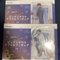 進撃の巨人　ビッグジオラマアクリルフィギュア　リヴァイ　エレン　2点セット