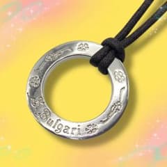 美品》 ブルガリ セーブザチルドレン ネックレス SV925 箱 保存袋付き 