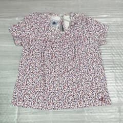 PETIT BATEAU サイズ86 小花柄半袖カットソーのサムネイル