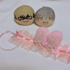 ぬい服　もちころりん　おまんじゅう　ベッドドレス　ピンク色のサムネイル