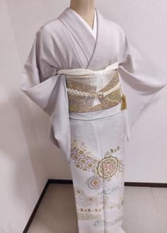 6500❱ フルセット色留袖 華文 一つ紋 結婚式 亀房袋帯正絹 着物