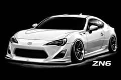 TOYOTA 86 ZN6 アクリルキーホルダー　完全オーダー製作のサムネイル