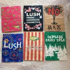 ラッシュ(LUSH)のレアショッパー 6枚 &オマケのサムネイル