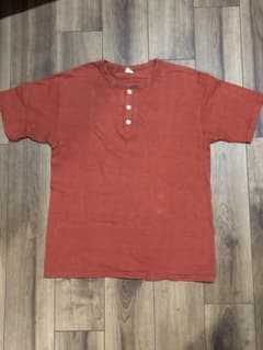 WAREHOUSE ヘンリーネックTシャツ M ①のサムネイル