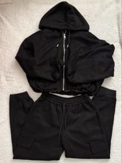 ZARA セットアップ ブラックのサムネイル