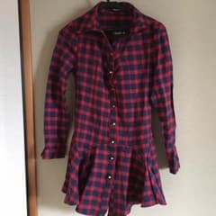 チェックシャツミニワンピースのサムネイル