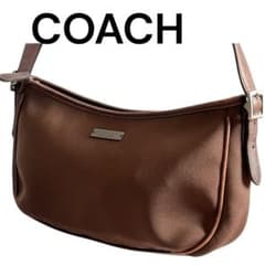COACH希少激レア オールドコーチ ショルダーバッグ 軽量 ブラウン 6225 