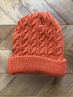 CABALLERO☆ニット帽☆新品タグ付き未使用☆オレンジのサムネイル