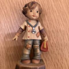 d*7様 アンリ人形 イタリア製 ドクターバッグを持つ少年 木彫り人形