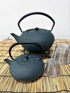 未使用品　鋳心ノ工房　増田尚紀デザイン　平つぼＬ　菊池保寿堂 しぼSS セット 未使用品 鋳心ノ工房 増田尚紀デザイン 平つぼL 菊池保寿堂 しぼSS