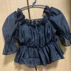 グレイル　tu541 シアーギャザーショート丈ブラウスのサムネイル
