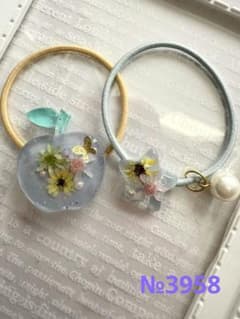 メグえもん様お取り置き№3958 2点セット商品(530円)レジンヘアゴム