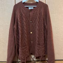 じ*こ様 doublet ウールカーディガン ブラウン 21awのサムネイル
