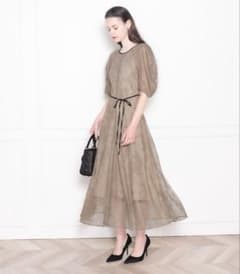 Leja レース切り替え ロングワンピース ドレスのサムネイル