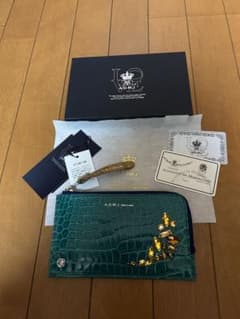 セール新品 未使用 ADMJ リアルクロコ オーガナイザー