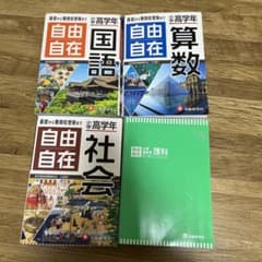 自由自在　小学高学年4冊セットのサムネイル