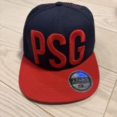LPSGサッカー パリ・サンジェルマンFC 帽子 キャップ ネイビー/レッドのサムネイル