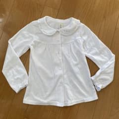 ブラウス 白シャツ サイズ110センチのサムネイル