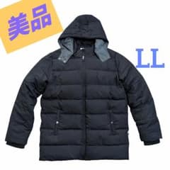 FILA フード付き ブラックダウンジャケット　LLのサムネイル