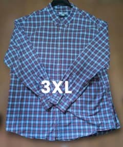 UNIQLO ユニクロ 3XL(4L)長袖ボタンダウンシャツのサムネイル