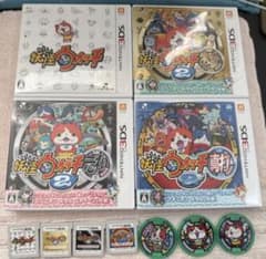 妖怪ウォッチ 3DSソフト 初代 元祖 本家 真打まとめ売り メダル有