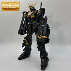 バンシィ　ユニコーン ガンダム2号機　全塗装　スミ入れ　デカール（MG） バンシィ ユニコーン ガンダム2号機 全塗装 スミ入れ デカール（MG