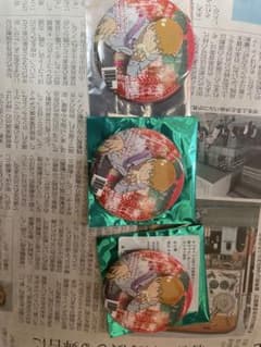 モブサイコ100 文房具カフェ 缶バッジ 霊幻新隆 3個セット　バラ売り交渉可のサムネイル