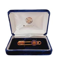 古いロータリークラブ 金&銀製ネクタイ止め (ネクタイピン) 桐箱入り 古いロータリークラブ 金&銀製ネクタイ止め (ネクタイピン) 桐箱入り｜