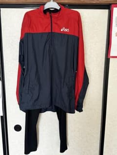 asics アシックス ウォームアップウェア 上下セット