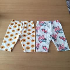 花柄パンツ2枚セット90サイズのサムネイル