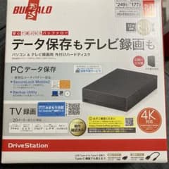 外付けハードディスク　HD-EDS2U3-BC ブラックのサムネイル