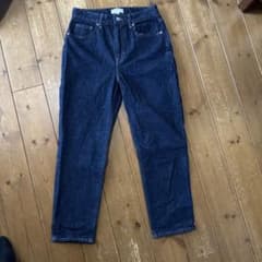 H&M ストレートデニムパンツ ダークブルー EUR38のサムネイル