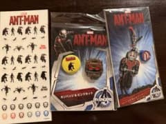 MARVEL アントマン 缶バッジ ピンズ ラバーイヤホンジャックのサムネイル