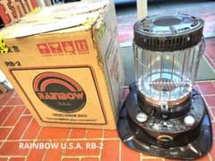 トヨトミ RAINBOW U.S.A. RB-2 石油ストーブ レトロ ブラウン - メルカリ