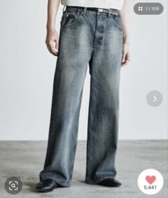 WYM / LASER FADE STANDARD STRAIGHT DENIM - メルカリ