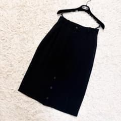 【希少】CHANEL シャネル ヴィンテージ ウール スカート ネイビー 40 希少】CHANEL シャネル ヴィンテージ ウール スカート ネイビー 40