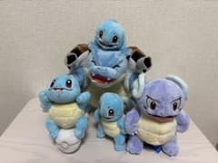 ポケパークカントー　ピンバッチ　ゼニガメ　カメール　カメックス　3体セット 限定】ポケパーク カントー ゼニガメ カメール カメックス ぬいぐるみ