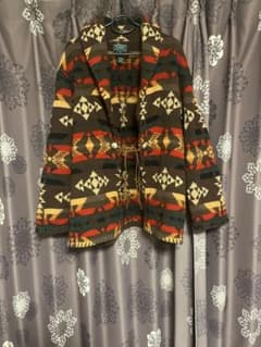希少XL】ラルフローレン ネイティブ柄 ハンドニット ガウン 