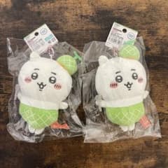 [가격 인하][홋카이도 한정]치이카와 토끼 멜론 봉제인형 2점 세트