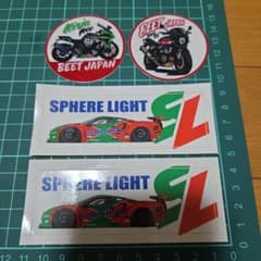 BEET JAPAN SPHERE LIGHT ステッカー 4枚セットのサムネイル