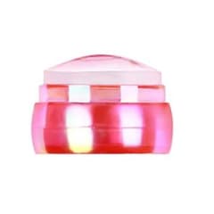 Nail art supplies, stamper tool, aurora pink bottle, crystal silicone head